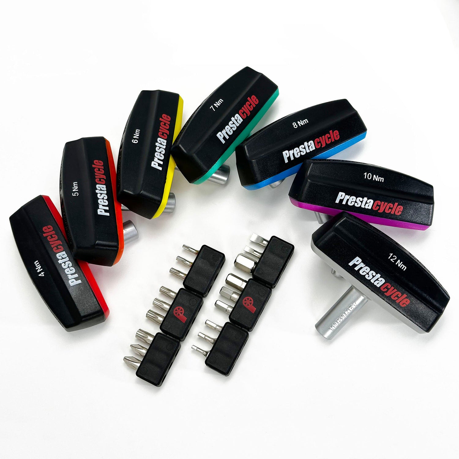 7 Pro TorqKeys Set - T-Handle Torque Tool - 4Nm, 5Nm, 6Nm, 8Nm, 10Nm, 12Nm + 18 Bits Bundle