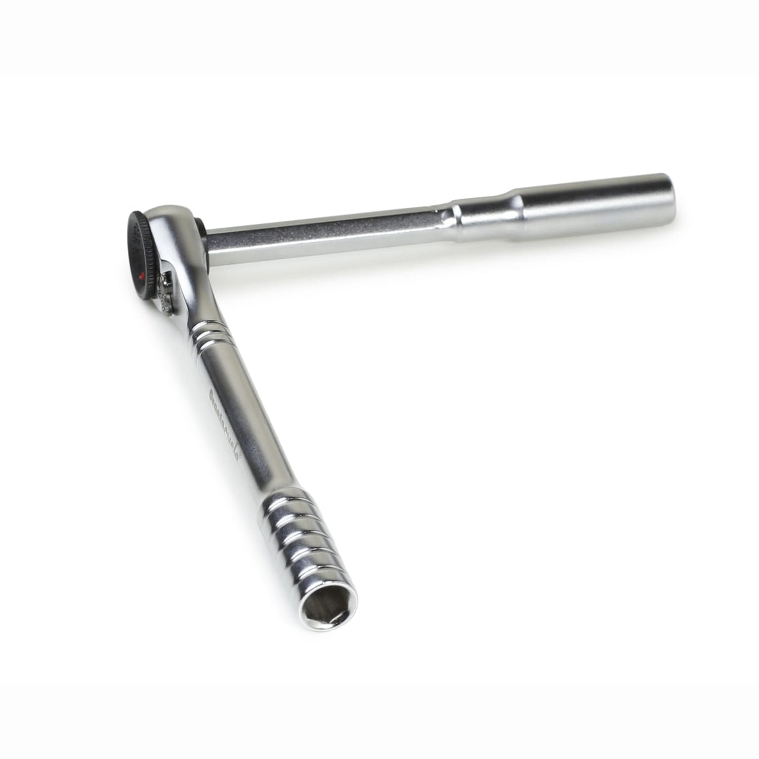 The Prestacycle Pro T-Handle Kit, featuring a shiny metal T-Handle and socket extension at a right angle, is shown against a white background with 12 S2 bits and 2 round holders.
