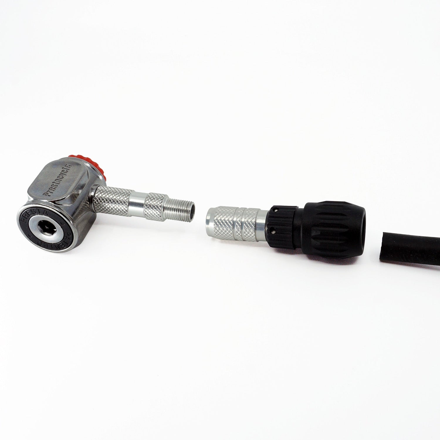 Pro 1/4" Schrader Variable Size Clamping Hose Barb
