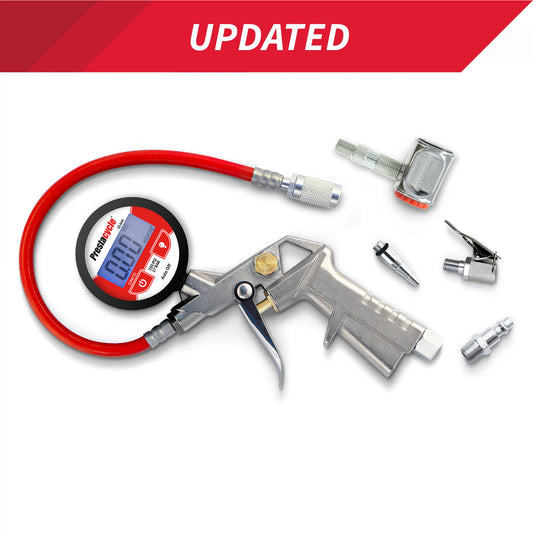 Prestaflator PRO Digital Bicycle Tyre Inflator - Presta & Schrader Air Compressor Tool