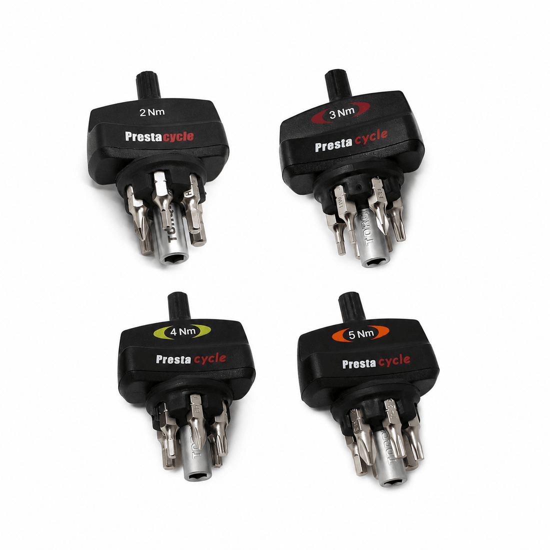Mini TorqKeys - Preset Torque Tool w/6 Bits &amp; Holder - 2Nm, 3Nm, 4Nm &amp; 5Nm Bundle