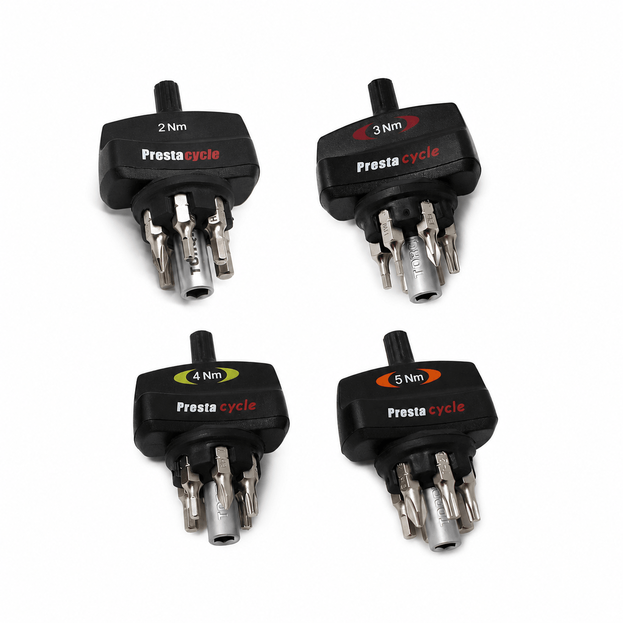 Mini TorqKeys - Preset Torque Tool w/6 Bits &amp; Holder - 2Nm, 3Nm, 4Nm &amp; 5Nm Bundle